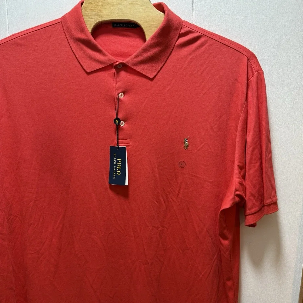 Polo‎ Ralph Lauren Polo Shirt Big & Tall Mens Size 3XLT Red NEW WITH TAGS
